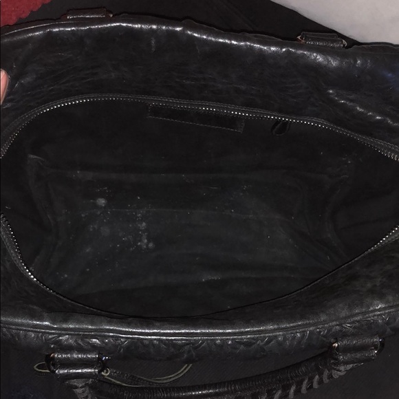 Black Balenciaga bag